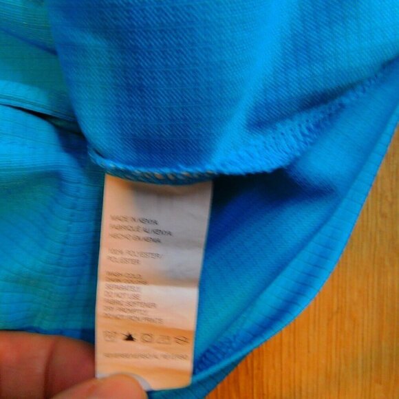 Izod Golf Polo Shirt Adult Large Blue Logo Golfer Golf Rugby Casual Mens - Picture 5 of 10